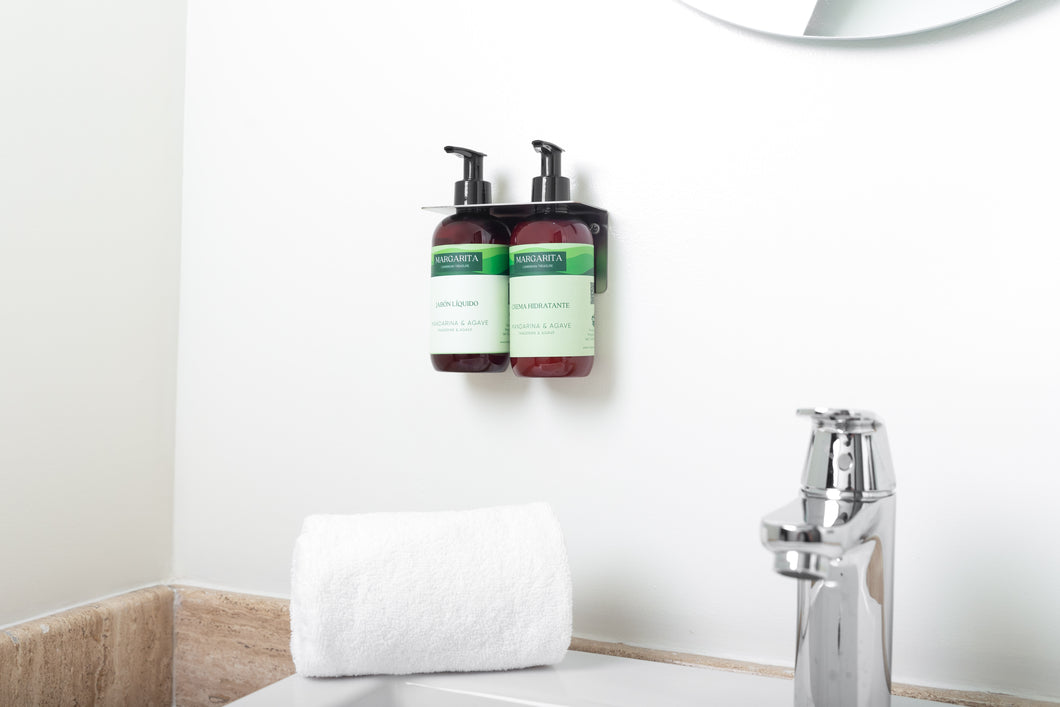 Bases de Acero Inoxidable para Botellas Dispensadoras