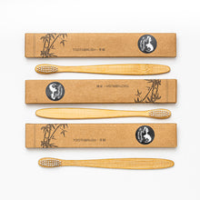Cargar imagen en el visor de la galería, Kit Cepillo dental de Bambú + Cepillo corporal.