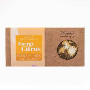 Jabón Energy Citrus - Exfoliante de avena, piña y cúrcuma