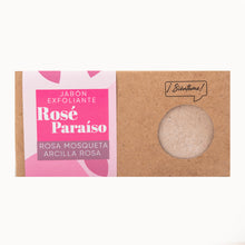 Cargar imagen en el visor de la galería, Jabón Rosé Paraíso - Exfoliante de Arcilla Rosa y Rosa Mosqueta - 120gr