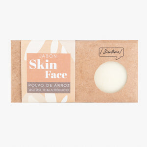 Jabón Skin Face - El secreto del skincare coreano - Ácido hialurónico y Polvo de Arroz - 120gr